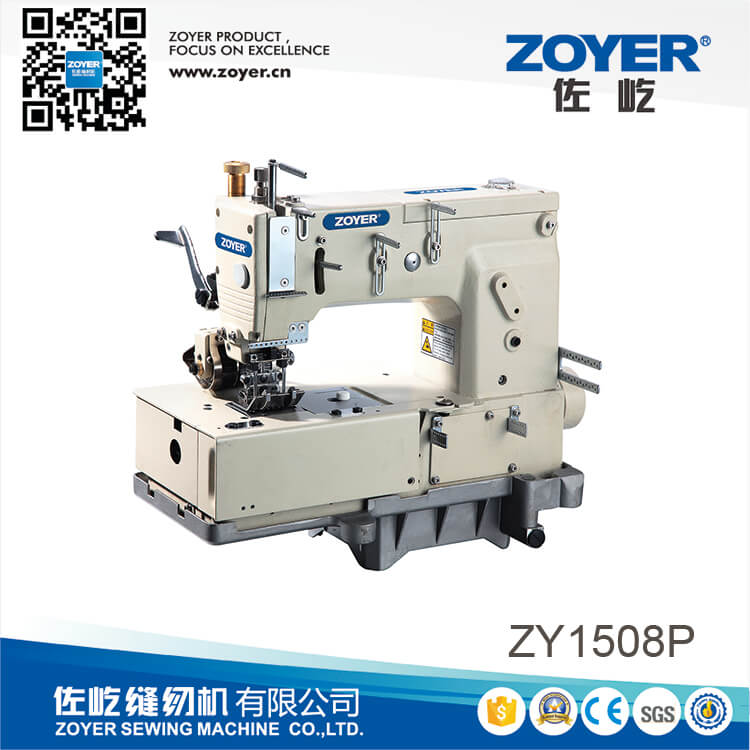 ZY1508P Zoyer 1-4 needle flat-bed double chain stitch machine with horizontal looper movement mechanism