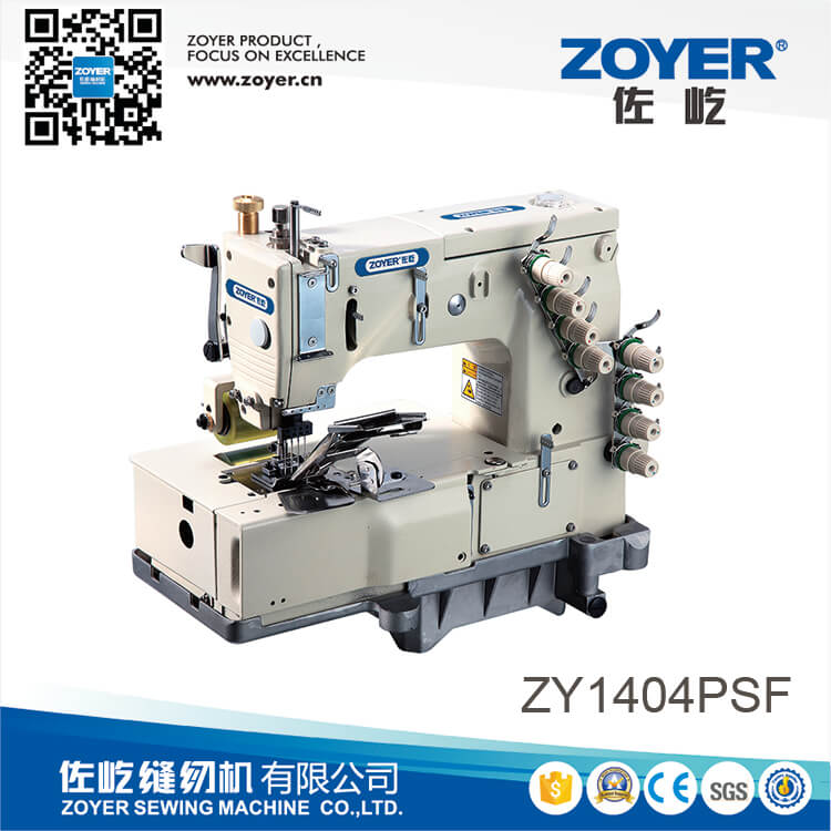 ZY 1404PSF Zoyer 4-Needle Flat-Bed Sewing Machine for shirt fronting