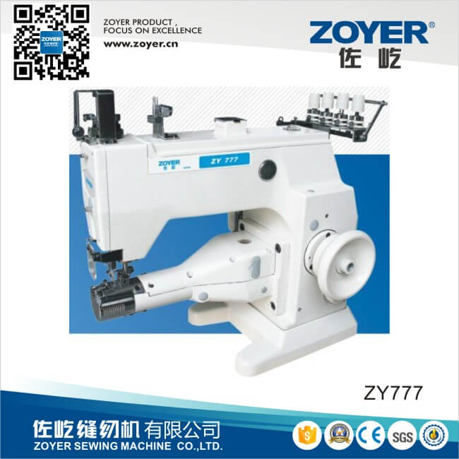 ZY777 Zoyer Cylinder-Bed 3-Needle 5-Thread Double Sides Interlock Zoyer Sewing Machine (777)