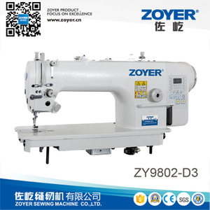 ZY9802-D3 zoyer Direct drive auto trimmer lockstitch sewing machine (Needle feed material)