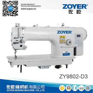 ZY9802-D3 zoyer Direct drive auto trimmer lockstitch sewing machine (Needle feed material)