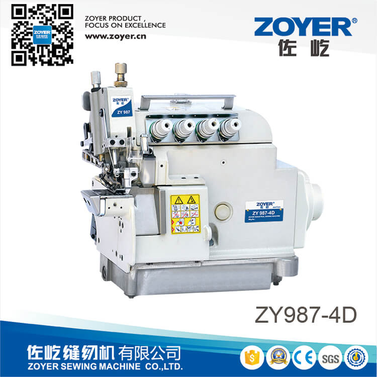 ZY987-4D Zoyer EX series 4-thread cylinder bed overlock sewing machine