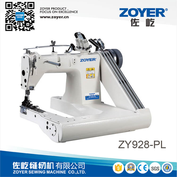 ZY928 Zoyer 3-needle feed-off-the-arm chain stitch sewing machines