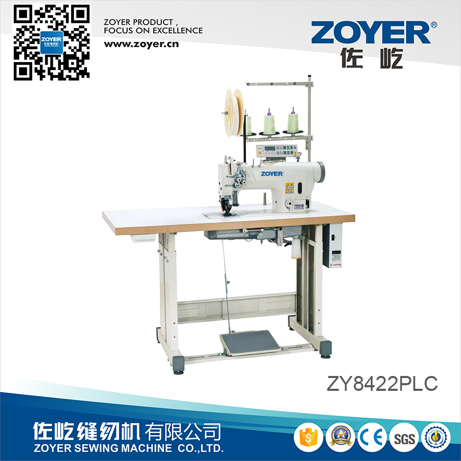 Double needle sewing machine for attaching tape (automatic cut) ZY8422PLC