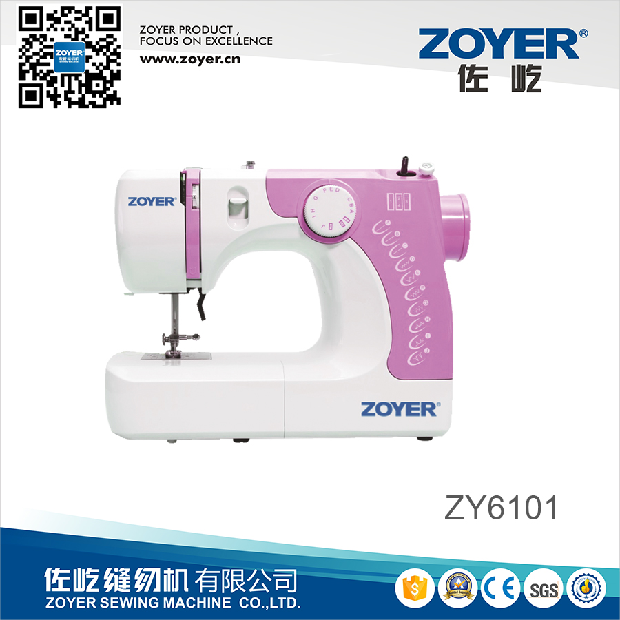 ZY6101 12 Stitches Zoyer Household Sewing Machine Easy To Operate Domestic Sewing Machine for Home Use