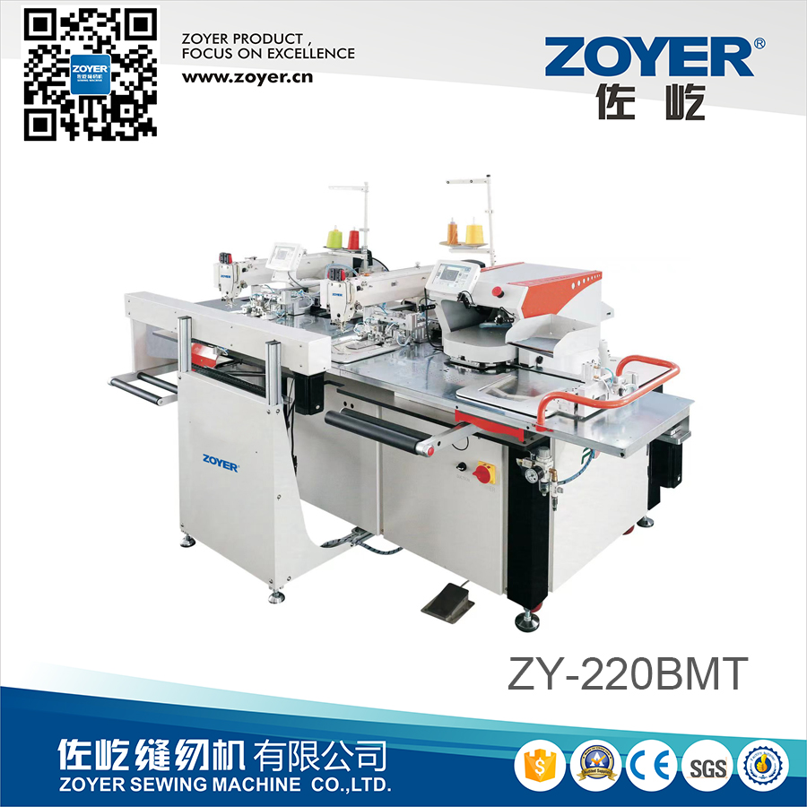 ZY-220BMT Double Head Full-automatic Pocket Setter Machine with Cold Folding Group