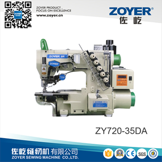 ZY720-35DA Zoyer small flat bed auto trimmer interlock with left sider cutter