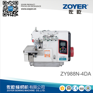 ZY988N-4DA(1) Full automatic mechatronics high speed computerized overlock sewing machine